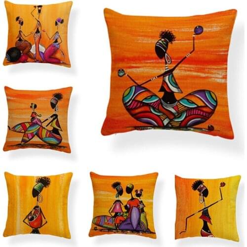 Bohemia Sunset Ethnic Style Art Pillow Cover Cushion Cover Sofa Car Home Decoration Lumbar Pillow Cover