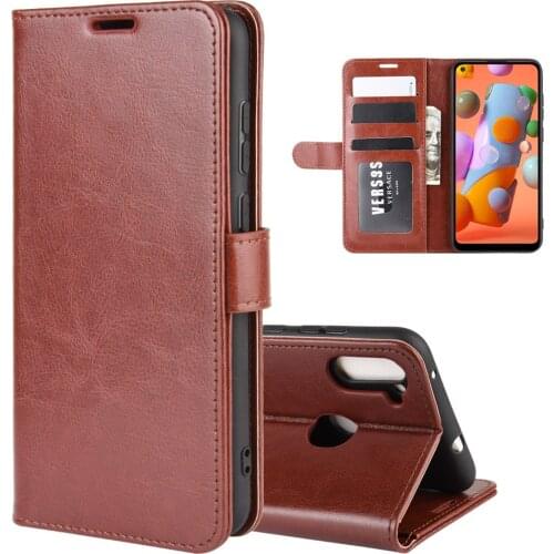 M115F Case for Samsung Galaxy M11 M115 (6.4in) Cover Wallet Card Stent Book Style Faux Leather Flip Black 11M M 11 115 GalaxyM11