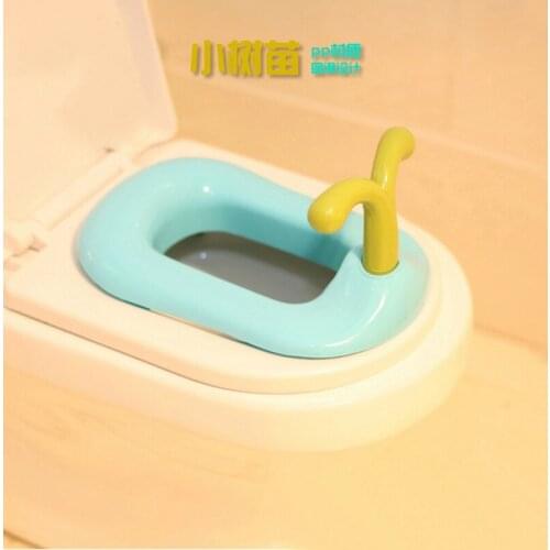 Baby Portable Toilet Infant Chamber Pots Foldaway Training Seat Potty Ring, Indoor & Outdoor Travel Set, Blue , Pink Color