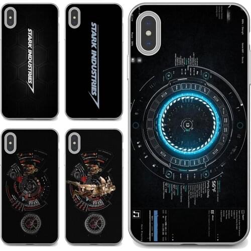 For Samsung Galaxy S7 S8 S9 S10E S20 FE Note 10 20 Edge Lite Plus Ultra Phone Cover Stark-Industries-Iron-Man-reactor