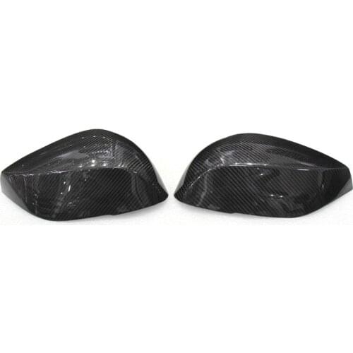 Add-on Real Carbon Fiber Side Rearview Mirror Cover Caps fit for Infiniti Q50