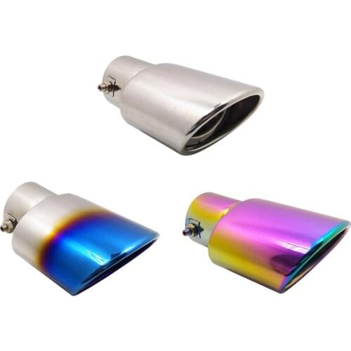 Vehicle Tail Muffler 63mm Diameter Exhaust Pipe For Kia K5 Changan CX20 Mazda Nissan X-Trail Mitsubishi Lancer ASX Ford Toyota