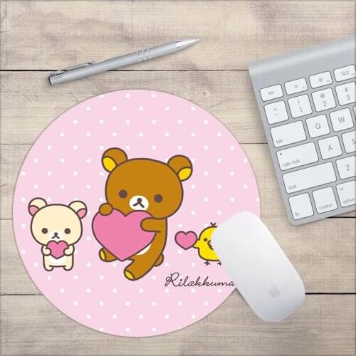 Mousepad Gamer Mouse Mats Rilakkuma Cabinet Small Mat Gaming Mouse Pad Xxl Diy Keyboards Accessories Genshin Impact DeskmatMice
