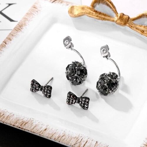 ALIUTOM Cute Crystal Rhinestone Pendant earrings Dangle Drop Earrings 2021 Trend Fashion Jewelry