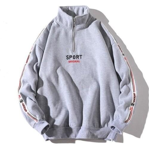 Fashion Brand Hoodies Man new 2020 Lente Herfst mannen Streetwear Hoodie Lange Mouw Rits Hip Hop Hoody Man Top