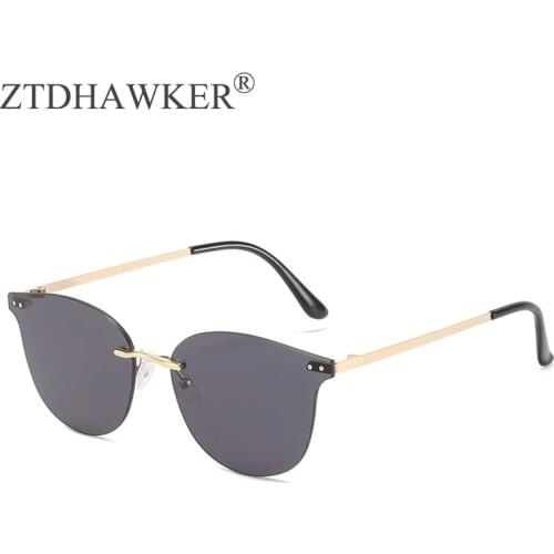 2021 New Fashion Meter Nail Metal Sunglasses Womens Personality Trend Versatile Temperament Art Glasses UV400