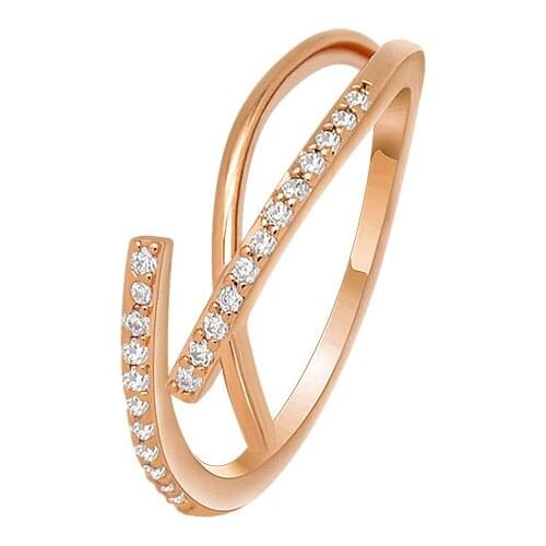 New South Korean Cool Wind Cross Fashion Statement Japanese Light Luxury Niche Index Finger Ring Wholesale Rings For Women