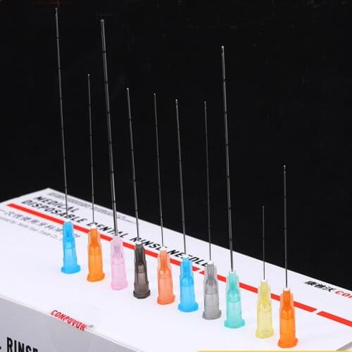 Disposable graduated blunt needles, filling and flushing needles, round-end needles, peeling needles