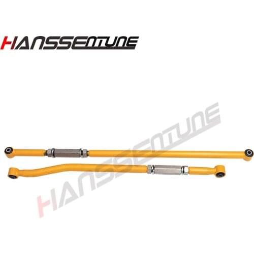 HANSSENTUNE Front+Rear Adjustable Panhard Rod Bar For LC 80 series