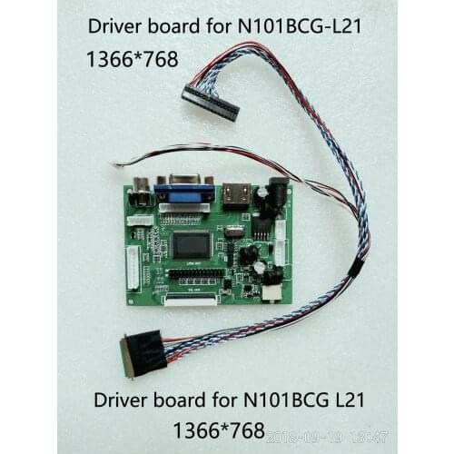 LCD Driver board For N101BCG-L21 Dedicated Display Driver Board 1366*768 HDMI VGA AV