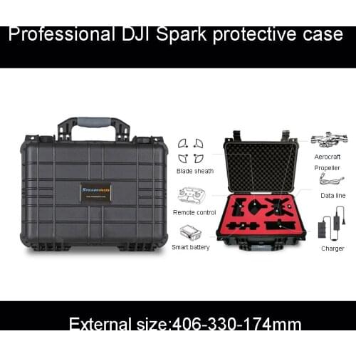 Professional customization DJI Spark All-around Suit Safety box Suitcase Protective box Protection case Watertight caisson