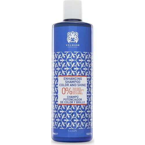 Valquer professional Champu enhancer color and shine Zero % without salt, no sulfates, no silicones. Dyed hair-400 ml