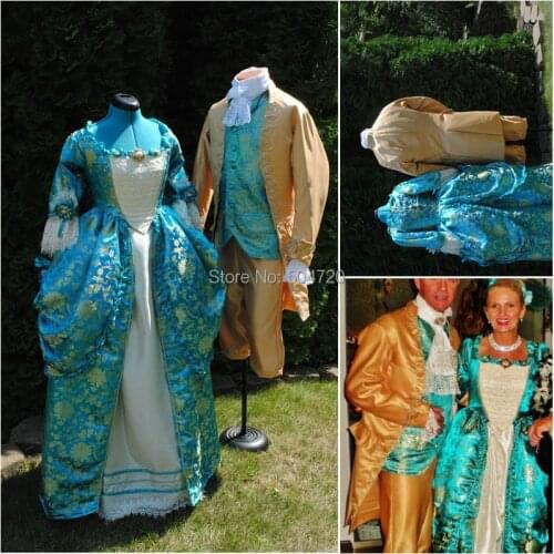 Custom-made R-232 19 century Vintage costume 1860S Victorian Lolita/Civil War Renaissance dress Halloween dresses All size