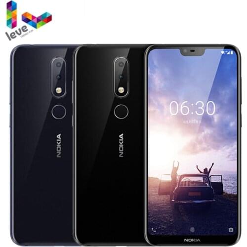 Nokia 6.1 Plus Android 4G Mobile Phone 5.8" FHD+ 4GB 64GB Snapdragon 636 Octa Core Unlocked Nokia X6 Fingerprint Smartphone