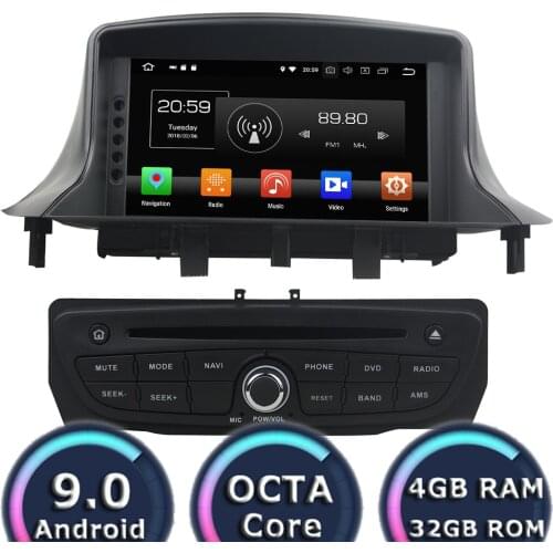 Roadlover 7" Android 9.0 Car DVD Player Autoradio For Megane III Fluence 2009-2016 Stereo GPS Navigation Magnitol 2 Din