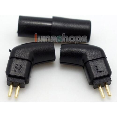 90 Degree for Westone W4r UM3X UM3RC ue11 ue18 JH13 JH16 ES3 0.78mm Earphone Pins Plug For DIY Cable LN002293