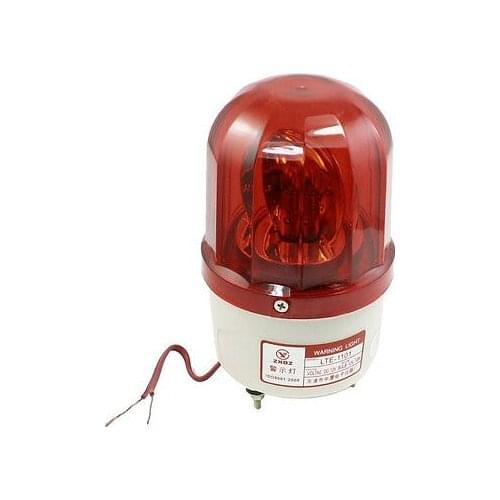 DC12V DC24V AC110V AC220V 10W Industrial Safety Red Yellow Indicating Rotary Flash Warning Light