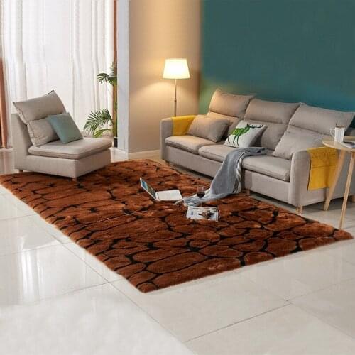 Nordic wool imitation living room carpet bedroom plush bedside rug window decoration rug sofa coffee table non-slip carpet