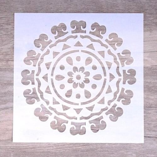 15 cm DIY Craft Layering Stencils For Walls Painting Scrapbooking Stamping Stamps Album Decorative Embossing Paper Cards