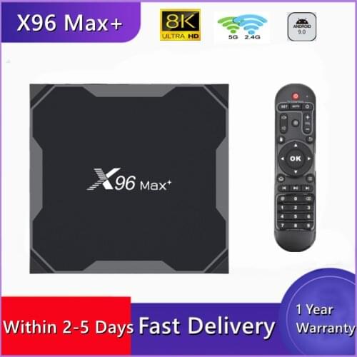X96Max Plus Android 9.0 Tv Box 2+16G 4+32G 64G Amlogic S905X3 Quad Core 8K HD Set Top Smart Ip Tv Box Media Player France Ship