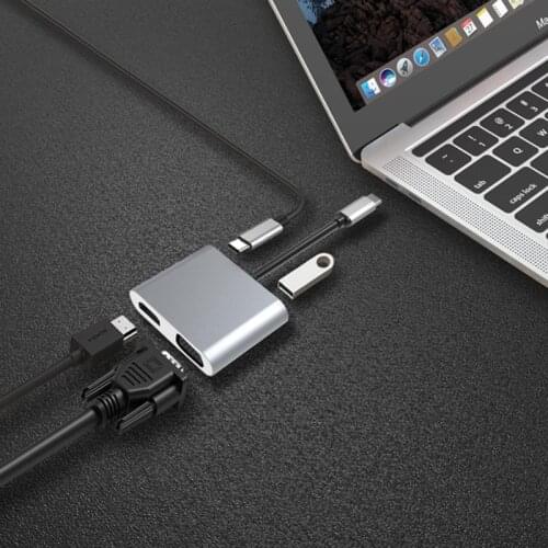 USB C HUB 3.0 Type C Multi Splitter Adapter OTG For MacBook Samsung S9 Dex Huawei P20 Xiaomi 10 TV Computer Accessories