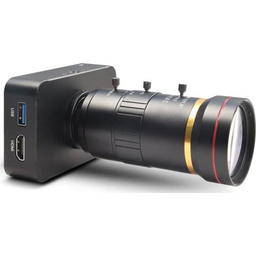 4K 30FPS HDMI Camera 1080P 60fps 1080i Live Webcam USB Camera Recording 4K@30fps Industry C/CS-Mount Camera With 12-120mm Lens