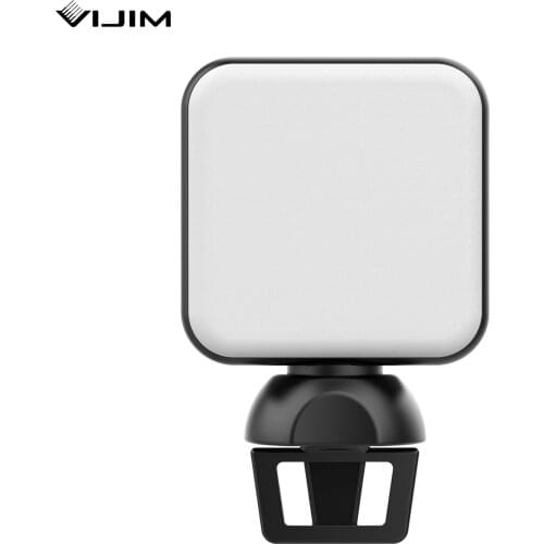 VIJIM LED Video Conference Light Fill Light 4W 5600K Daylight Brightness Dimmable w/ Clip for Laptop Tablet Phone Online Working