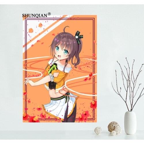 Custom Japanese Anime Natsuiro Matsuri High Art Silk Canvas Poster Print Movie Picture Living Room Wall Home Decor 60x90cm