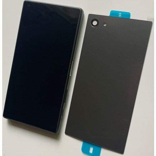 LCD For SONY Xperia Z3 Compact Display Touch Screen with Frame plug back cover Z3 Mini D5803 D5833 For SONY Z5 Compact E5823