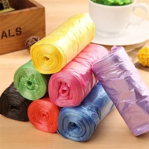 100pcs Garbage Bags Vest Style Storage Bag For Home kitchen Waste Trash Bags High Quality Flat Top Garbage Bag