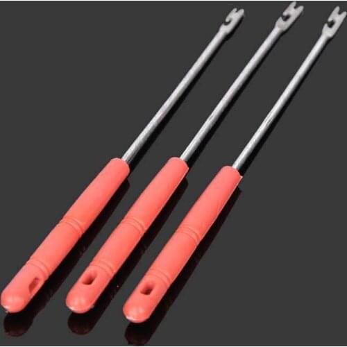 15CM Decoupling Device Fishes Take Off The Hooks Lures Lines Device Abstract Fishing Tackle Hook Metal Steel Hook Remover Tools
