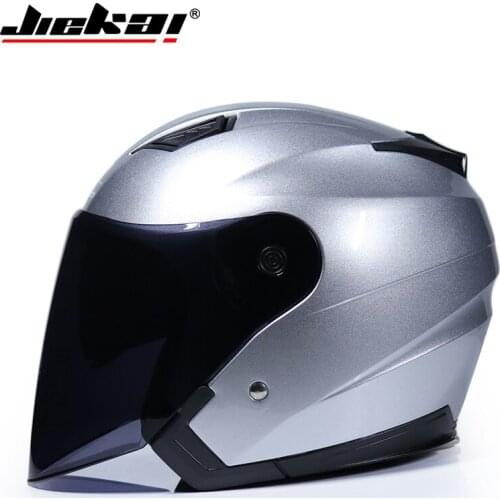 2020 Motorcycle Helmets Electric Bicycle Helmet Open Face Dual Lens Visors Men Women Summer Scooter Motorbike Moto Bike Helmet