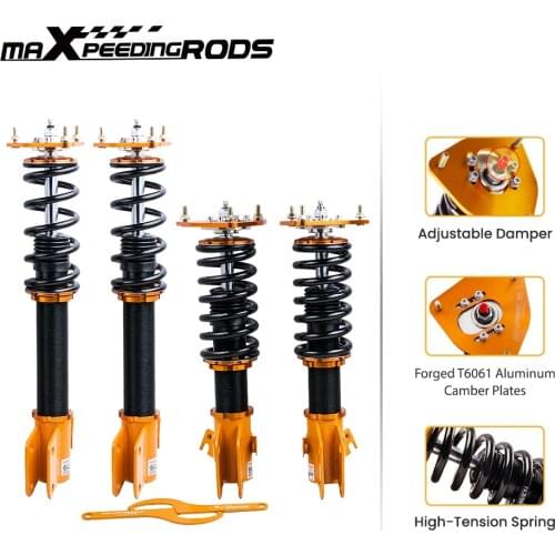 24 Ways Adj. Damper Coilovers Shock for Subaru Impreza WRX GDB WRX STI 02-07 Spring Struts