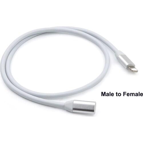 3.3/ 6.6ft Extension cable Male to Female 8Pin Interface Extender for iPhone iPad iPod Extension Cord Charging OTG Cable