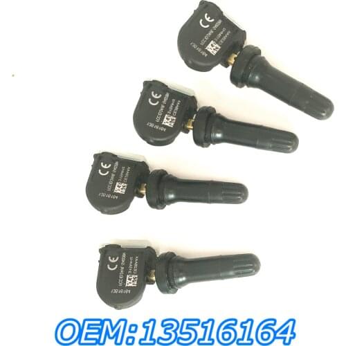 4 Pcs New 13516164 13586335Tire Pressure Monitor Sensor System For Chevrolet Tahoe Traverse GMC Acadia 2007-2017 315Mhz