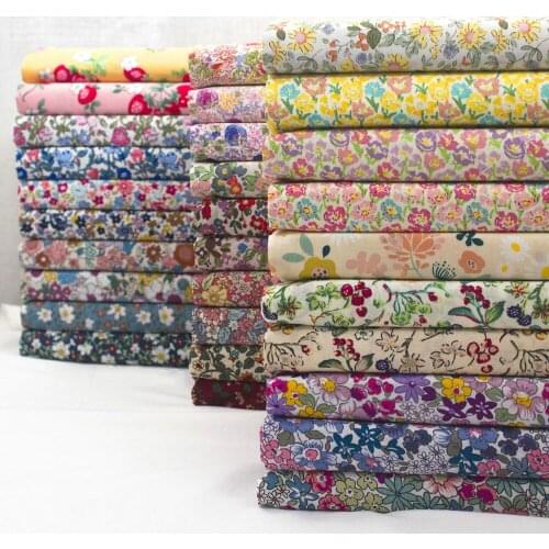 50cm*140cm Summer 30 Color Plain Weave Poplin Fabric DIY Handmade Shirt The Skirt Cotton Poplin Apparel Sewing Printing Fabric