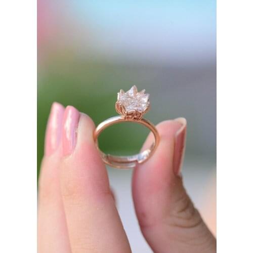 Женские золотые кольца A+ China At AliExpress