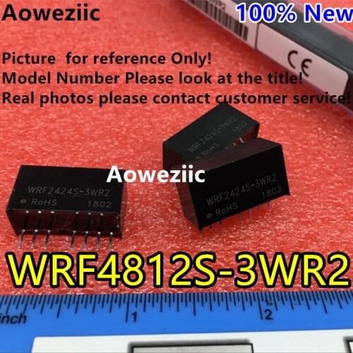 Aoweziic 2PCS/lot WRF4812S-3WR2 WRF4812S-3W New Original SIP7 Input: 36-75V Regulate OUT: 12V 0.25A DC-DC 3KV Voltage Isolate