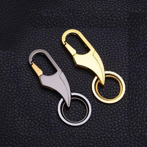 BISI GORO Creative Metallic Men Car Key Holder Big Ring Wallet Keychain Dagger Trinket Klucze Chains Accessories Porte Clef