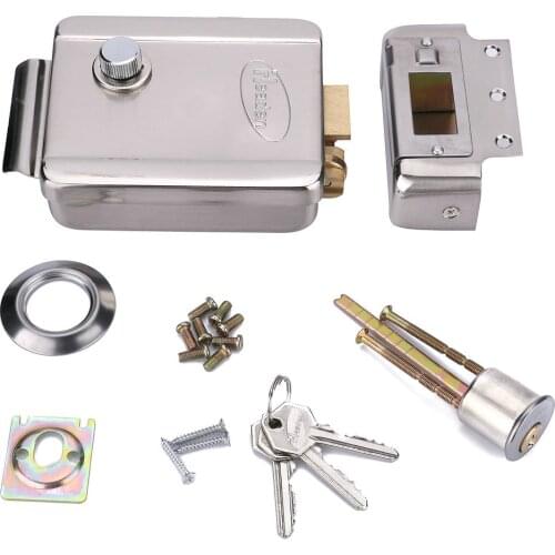 Home Stainless Steel Electronic Door Lock For Video Doorphone Intercom