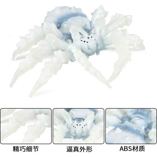 Wild Animal Cognition Action Figures Kids Plastic Model Toys Ice Spider Animal Figure Collectible Toys