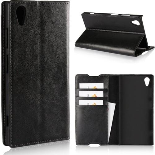 Flip Case For Sony Xperia XA1 Plus Cases Cover Genuine Leather Case For Sony XA1 Plus Luxury Wallet Card Coque Hoesjes Capinhas