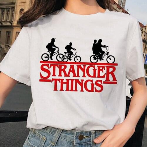 Kawaii Stranger Things Eleven Printed T Shirt Women Summer Short Sleeve Korean Style Harajuku Streetwear Casual T-shirt Female