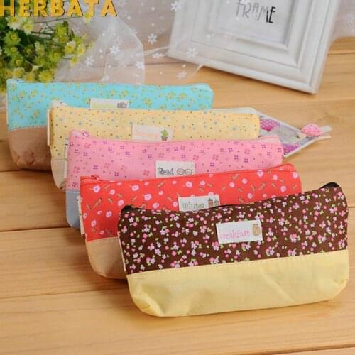 HERBATA Fabric Pencil Cases