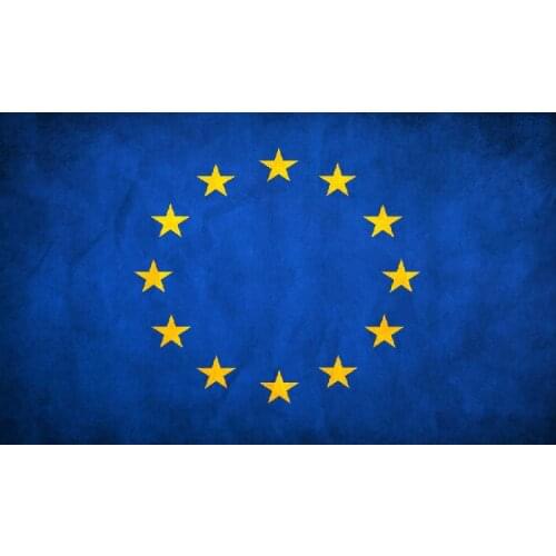 KAFNIK,Custom EU/European Union do the old Flag Retro National Flag 14*21cm/30*45cm/60*90cm(2*3ft)/90*150cm for home Decorative