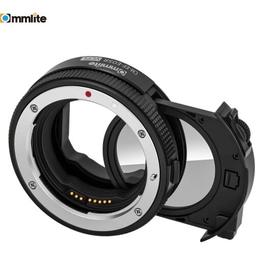 Commlite CM-EF-EOSR VCPL Auto Focus Camera Lens Adapter Ring with CPL Filter Replacement for EF/ EF-S Lens to Canon R/ RF Camera