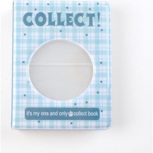 64 Photos Circular Hollow Out Photo Album Cartoon Photo Holder Mini Fuji Instax & Name Card Business Card Bag Grid Photo Album