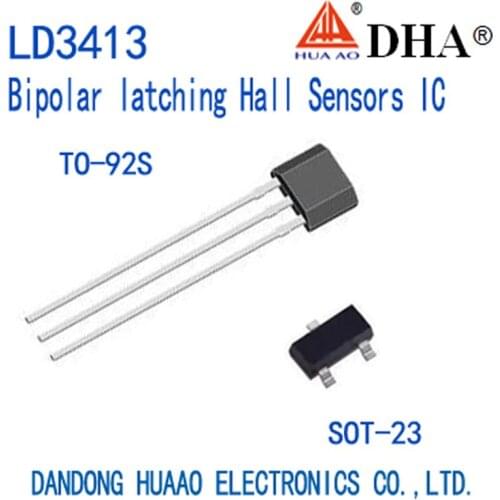 LD3413 Bipolar latching Hall position sensor ASIC TO-92S