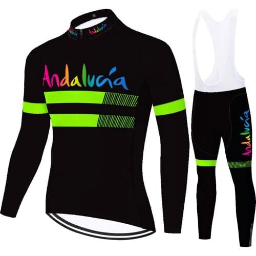 Andalucia Summer Spirng Maillot Ropa Mallots Mallot Verano Uniforme Hombre Equipamento De Ciclismo Abbigliamento Ciclismo