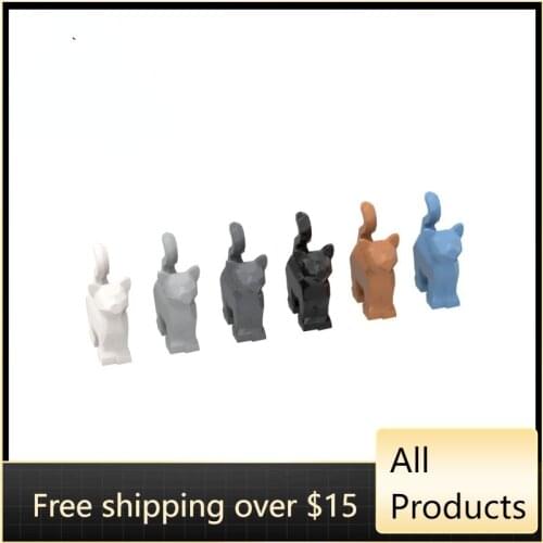 10PCS High-Tech Assemble Particle 13786 Cat Building Blocks Kit Part Idea DIY Toys For Children Birthday Gifts